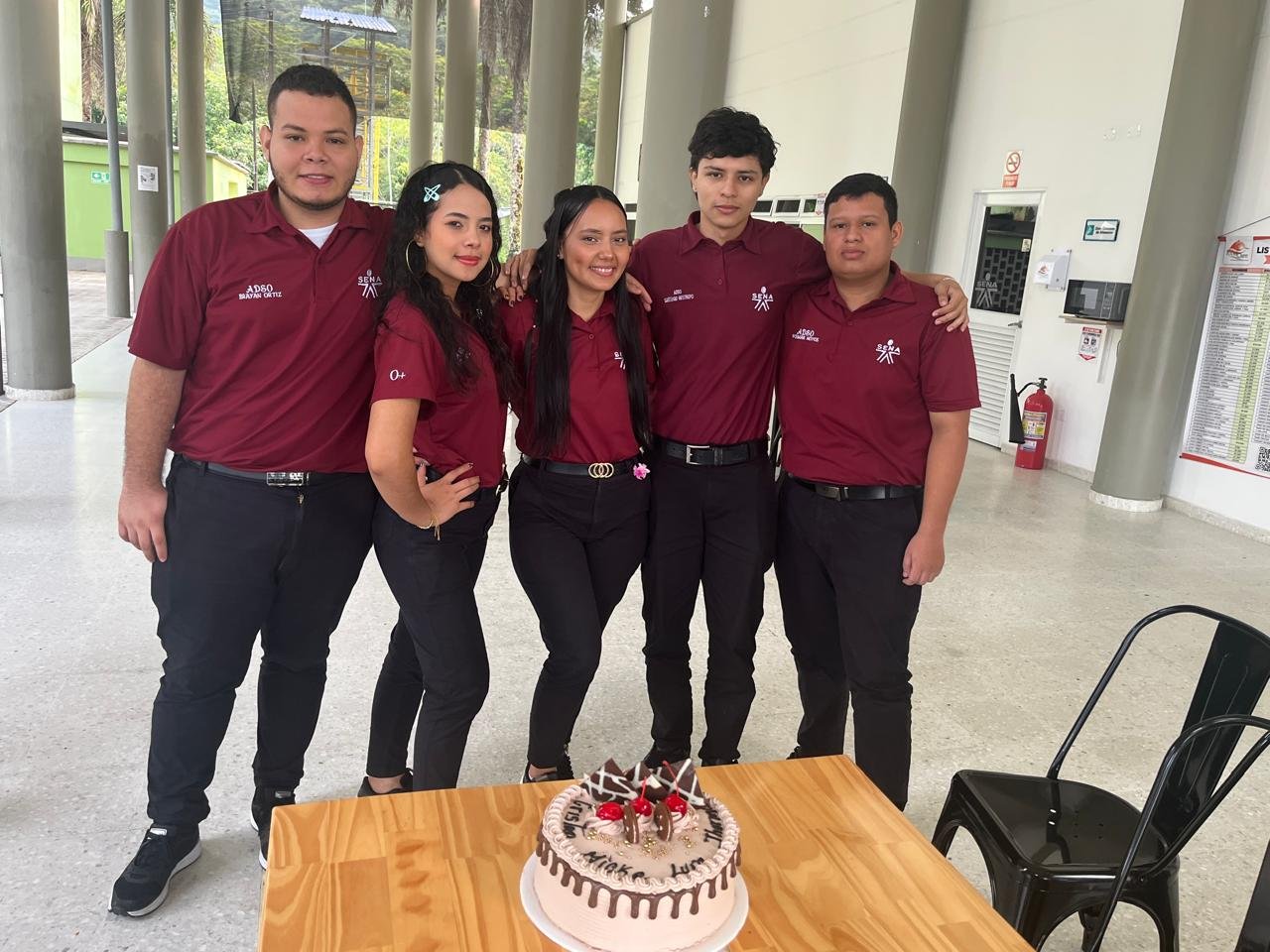 Celebración de cumpleaños en el SENA