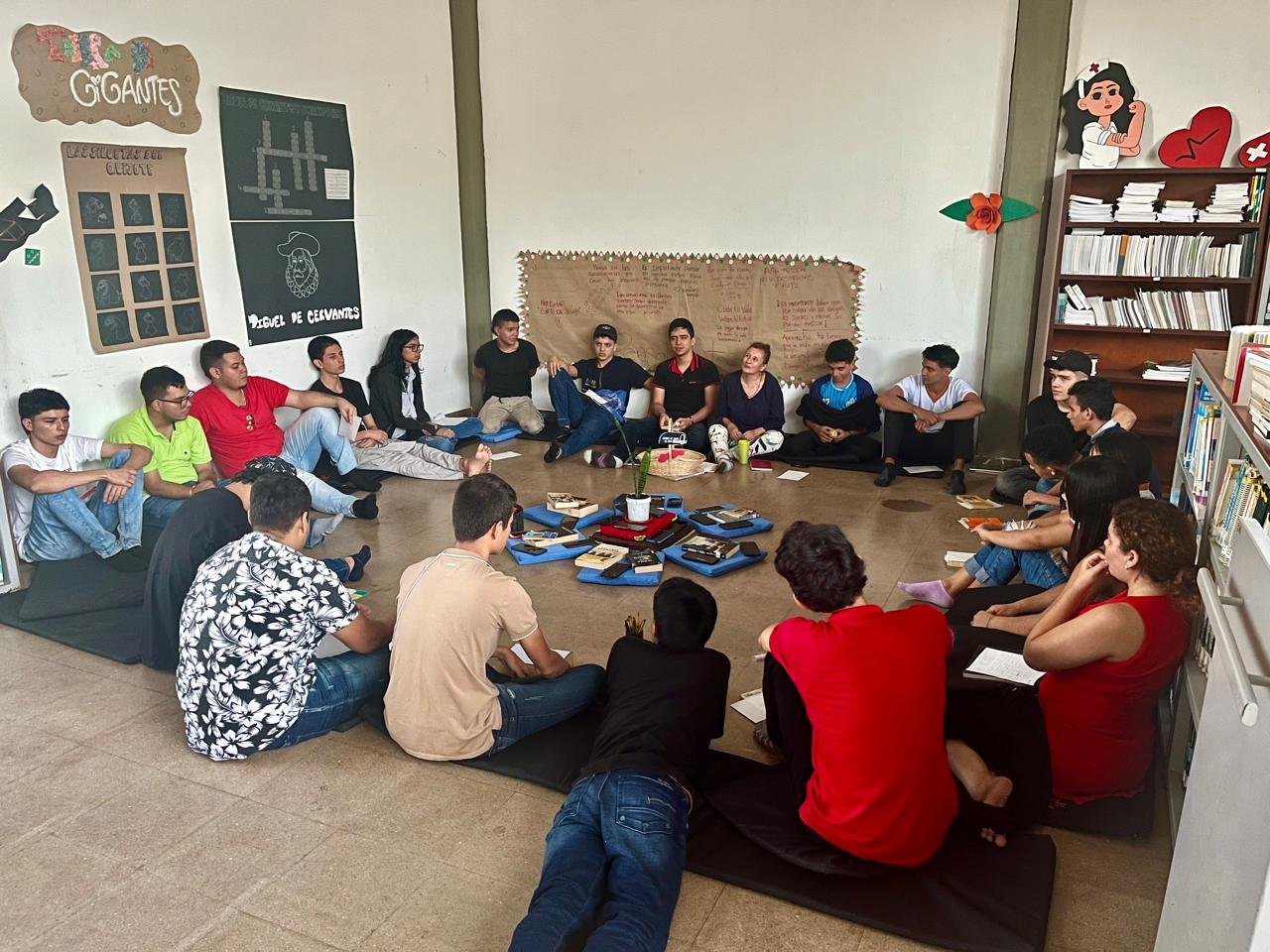 Imagen de momento de nuestros comienzos en el SENA